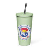 Mile High Squirrel Insulated tumbler with a straw