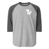 Big Squirrel 3/4 sleeve raglan shirt