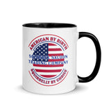 American by Birth, Squirrelly by Choice Mug