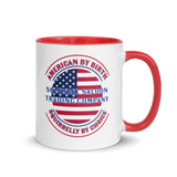 American by Birth, Squirrelly by Choice Mug