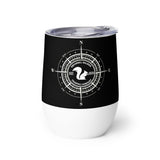 Squirrel Compass Wine Tumbler