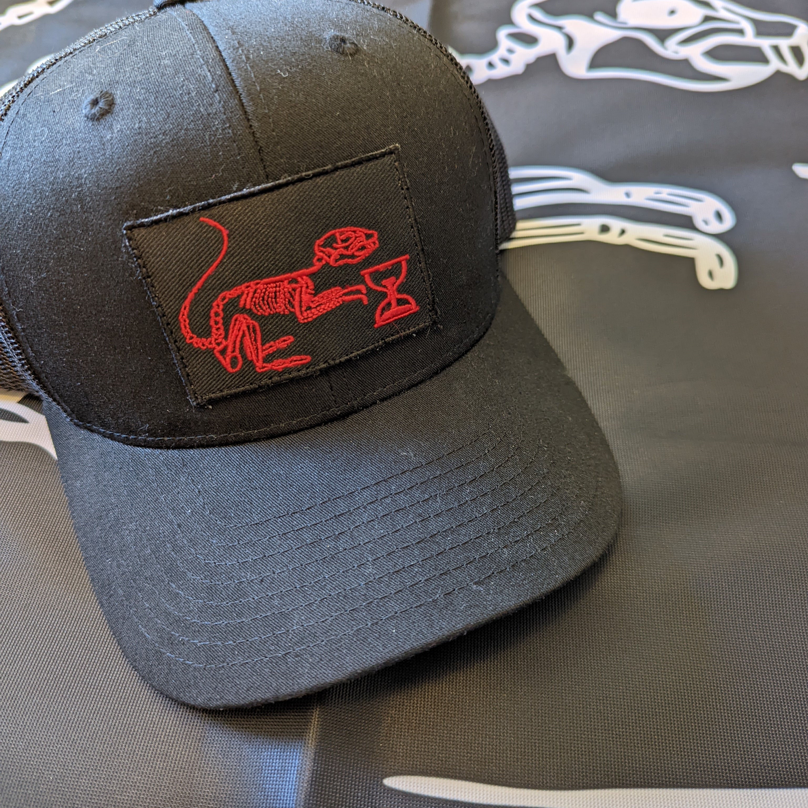 Bone Squirrel Patch Hat