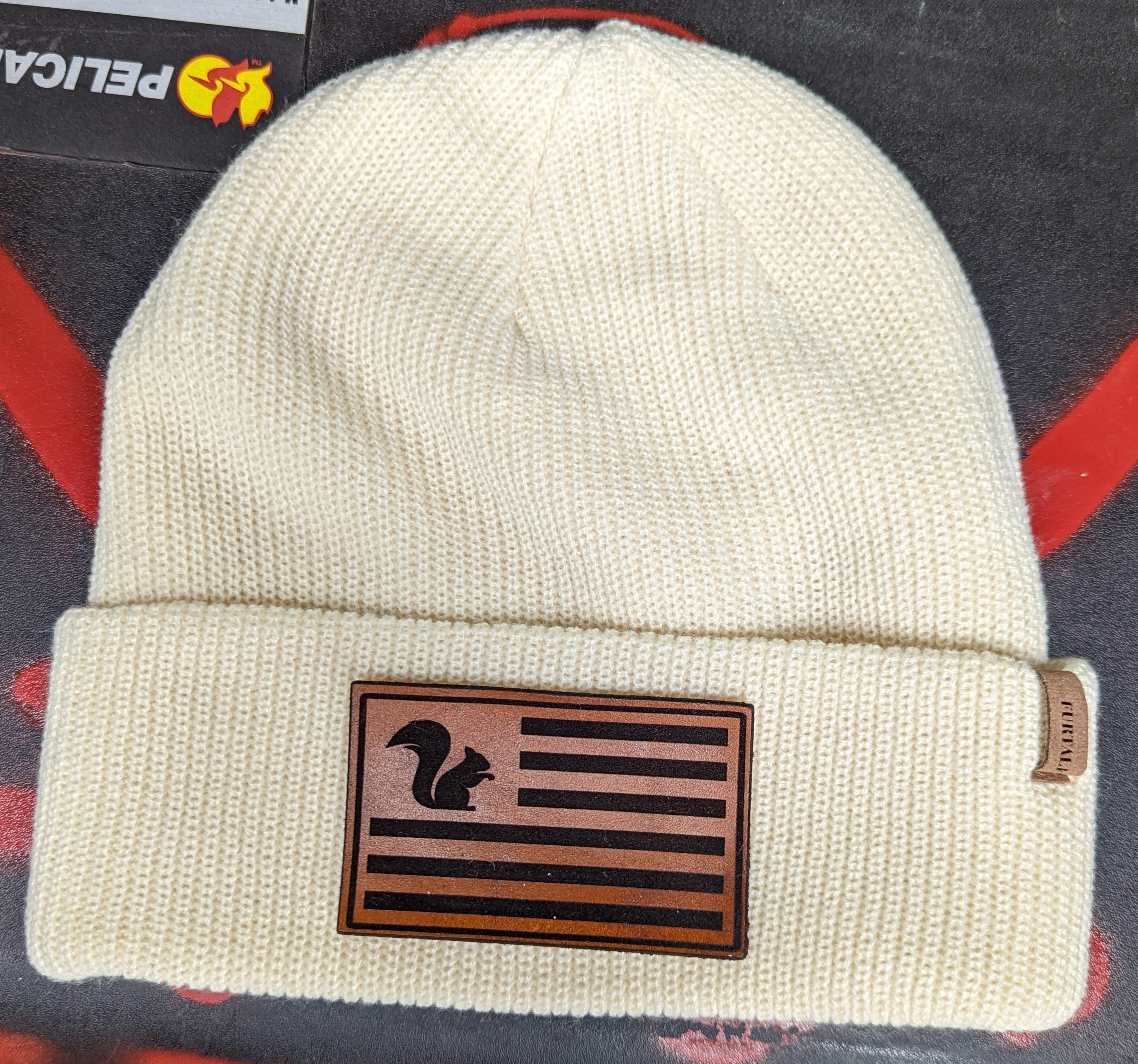 SSTC Leather Patch Beanie