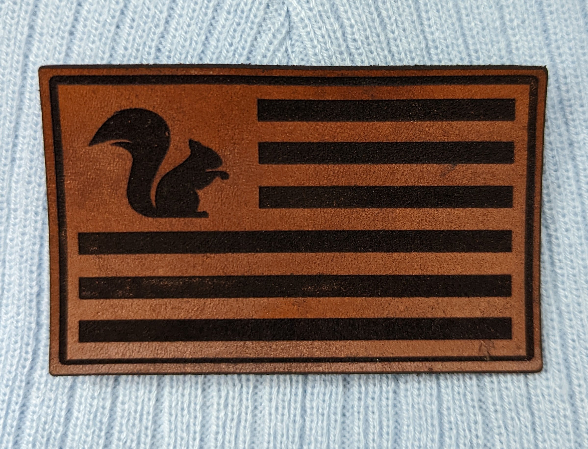 SSTC Leather Patch Beanie