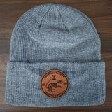 SSTC Leather Patch Beanie