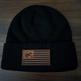SSTC Leather Patch Beanie