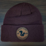 SSTC Leather Patch Beanie