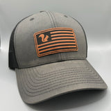 American Squirrel Leather Patch Hat