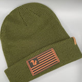 SSTC Leather Patch Beanie