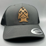 Arrow Head Leather Patch Hat