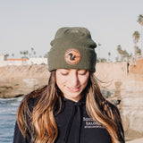 SSTC Leather Patch Beanie