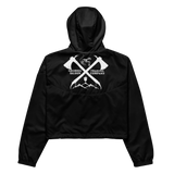 Crossed Hatchet Cropped Windbreaker