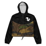 Crossed Hatchet Cropped Windbreaker