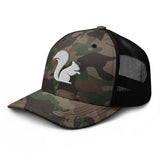 Squirrel Camou trucker hat