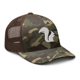 Squirrel Camou trucker hat