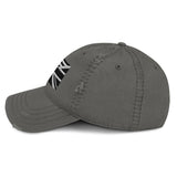 Blacked Out Allied Squirrel Distressed Dad Hat