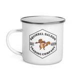 The Lone Squirrel State Enamel Mug