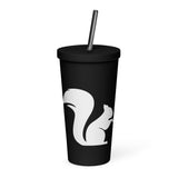 Squirrelly Compass Insulated tumbler with a straw