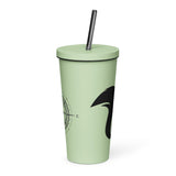 Squirrelly Compass Insulated tumbler with a straw