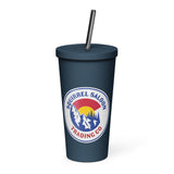 Mile High Squirrel Insulated tumbler with a straw