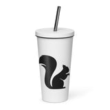 Squirrelly Compass Insulated tumbler with a straw