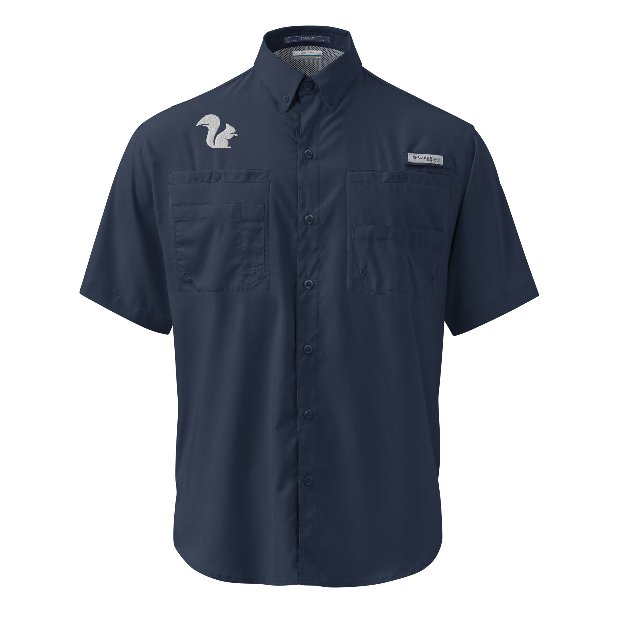 Squirrel Columbia short sleeve button shirt