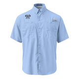 Crossed Hatchets Columbia short sleeve button shirt