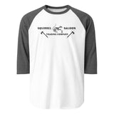 Bone Squirrel Banner 3/4 sleeve raglan shirt