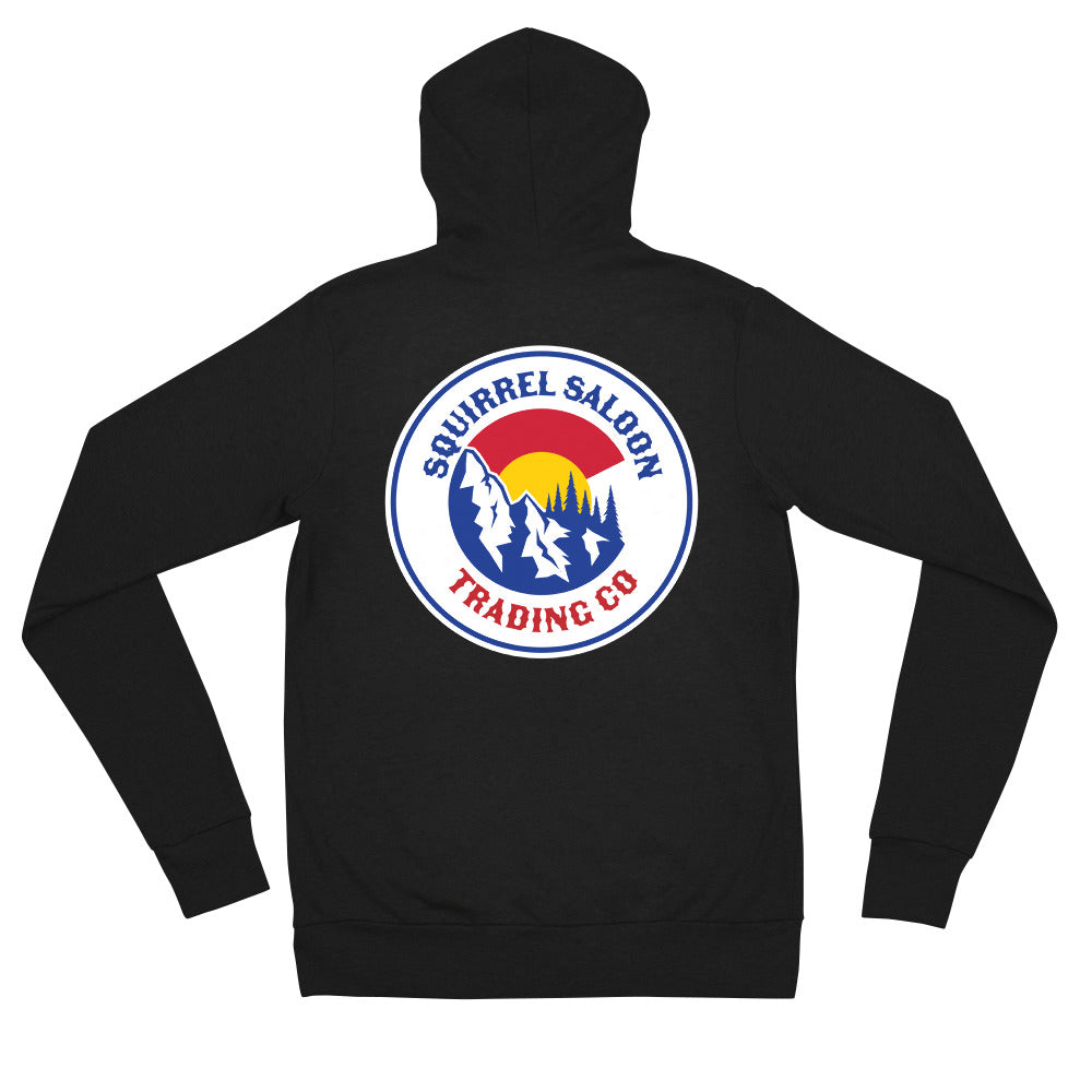 Mile high Squirrel zip hoodie