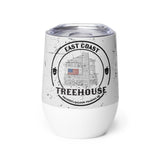 East Coast Treehouse Wine tumbler