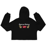 Golden Squirrel Crop Hoodie