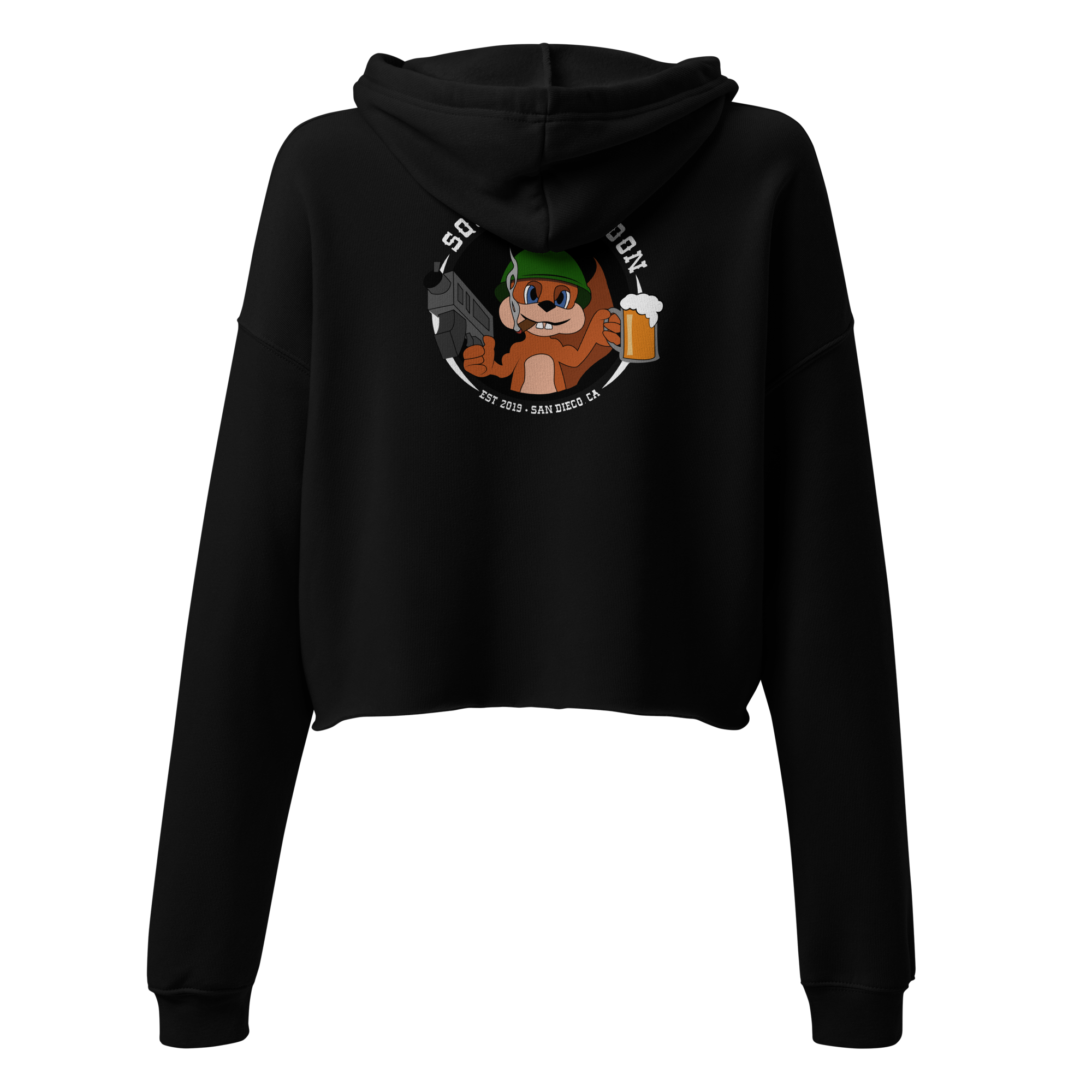 Original Squirrel Crop Hoodie