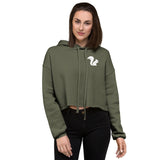 Squirrel Compass Crop Hoodie