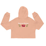 Golden Squirrel Crop Hoodie