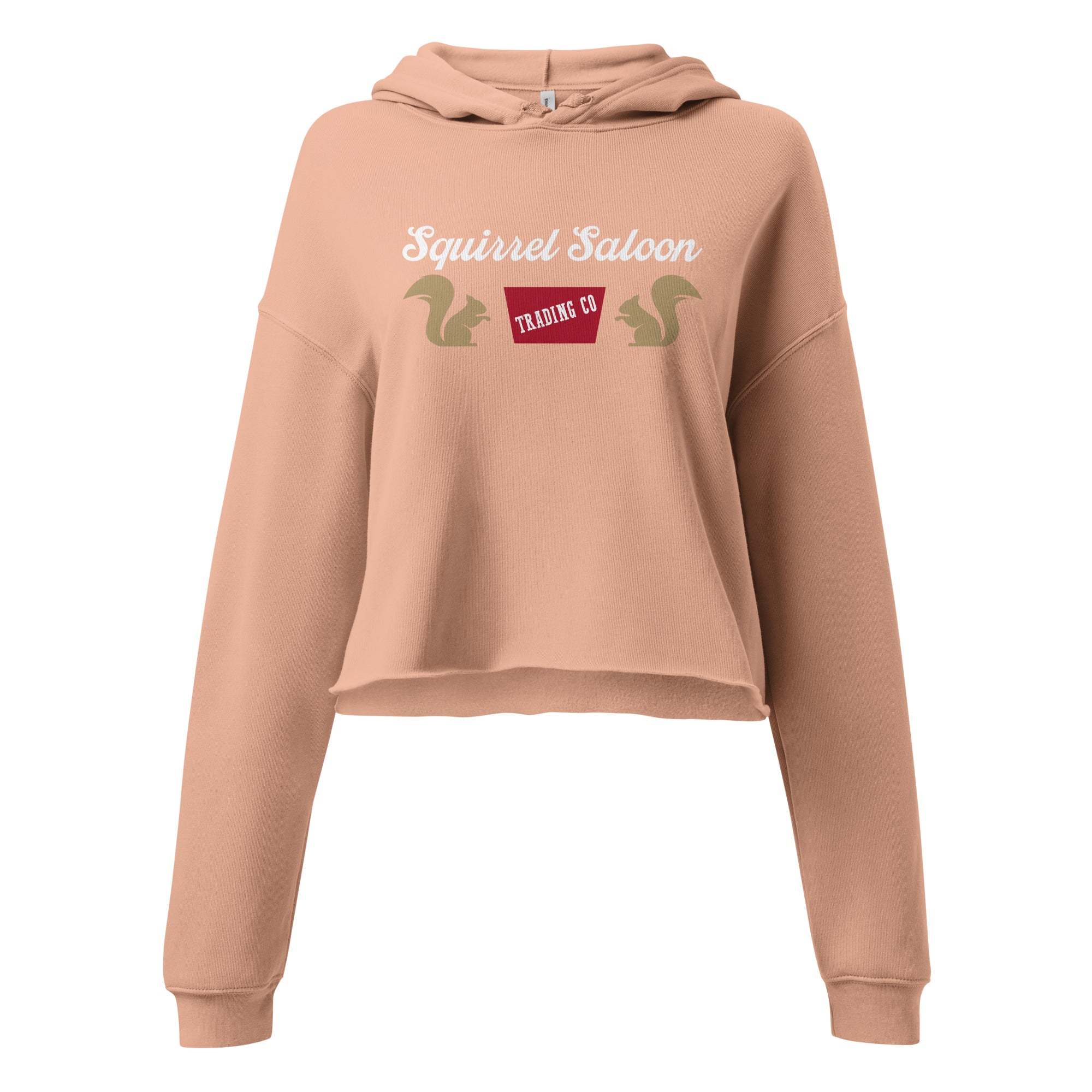 Golden Squirrel Crop Hoodie