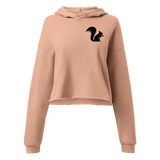 Squirrel Compass Crop Hoodie