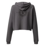 Squirrel Compass Crop Hoodie