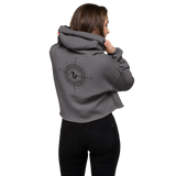 Squirrel Compass Crop Hoodie