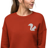 Squirrelly Crop Sweatshirt