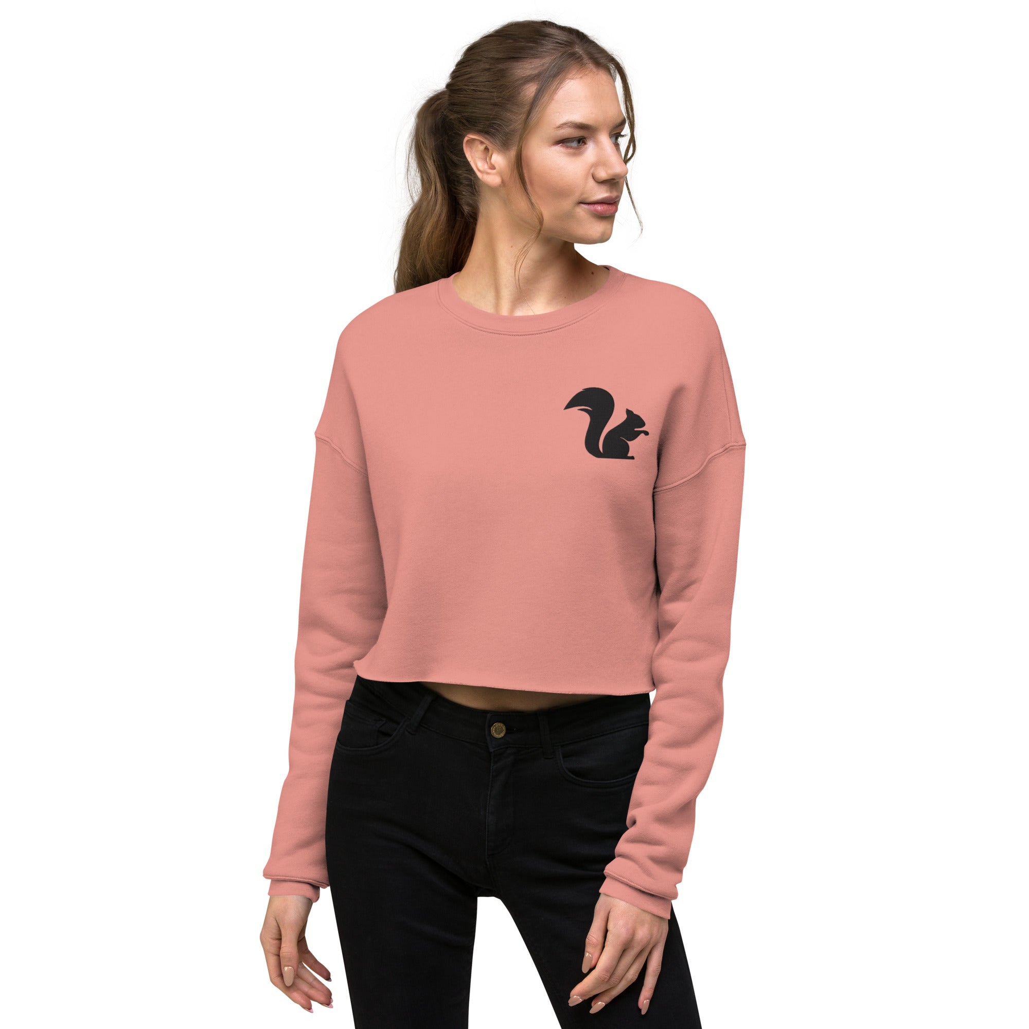 Squirrel Crop Sweatshirt