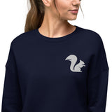 Squirrelly Crop Sweatshirt