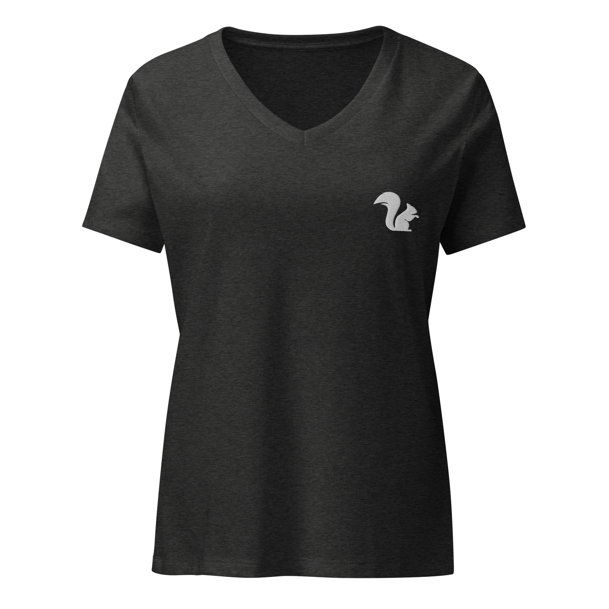 Lil Squirrel Women’s relaxed v-neck t-shirt