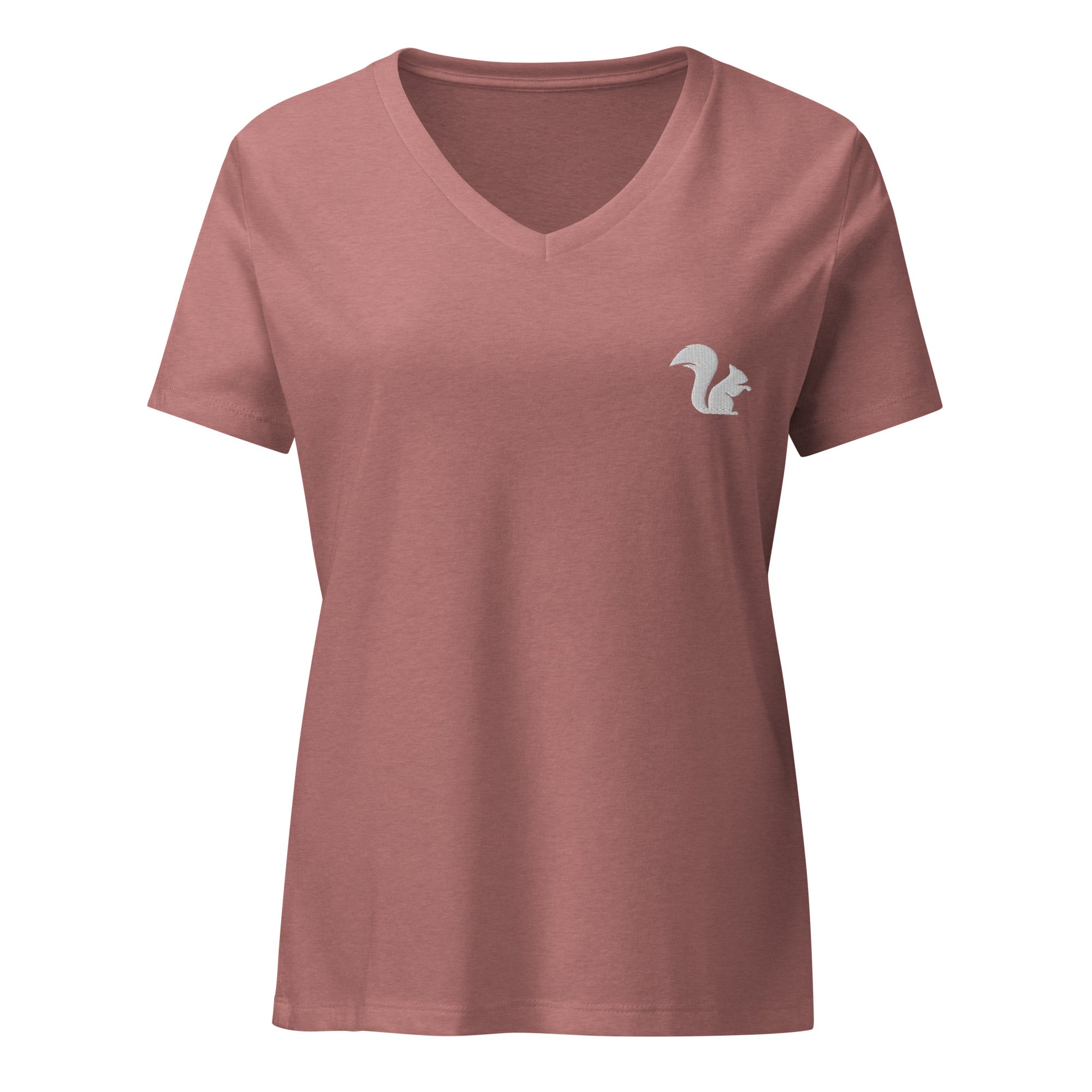 Lil Squirrel Women’s relaxed v-neck t-shirt