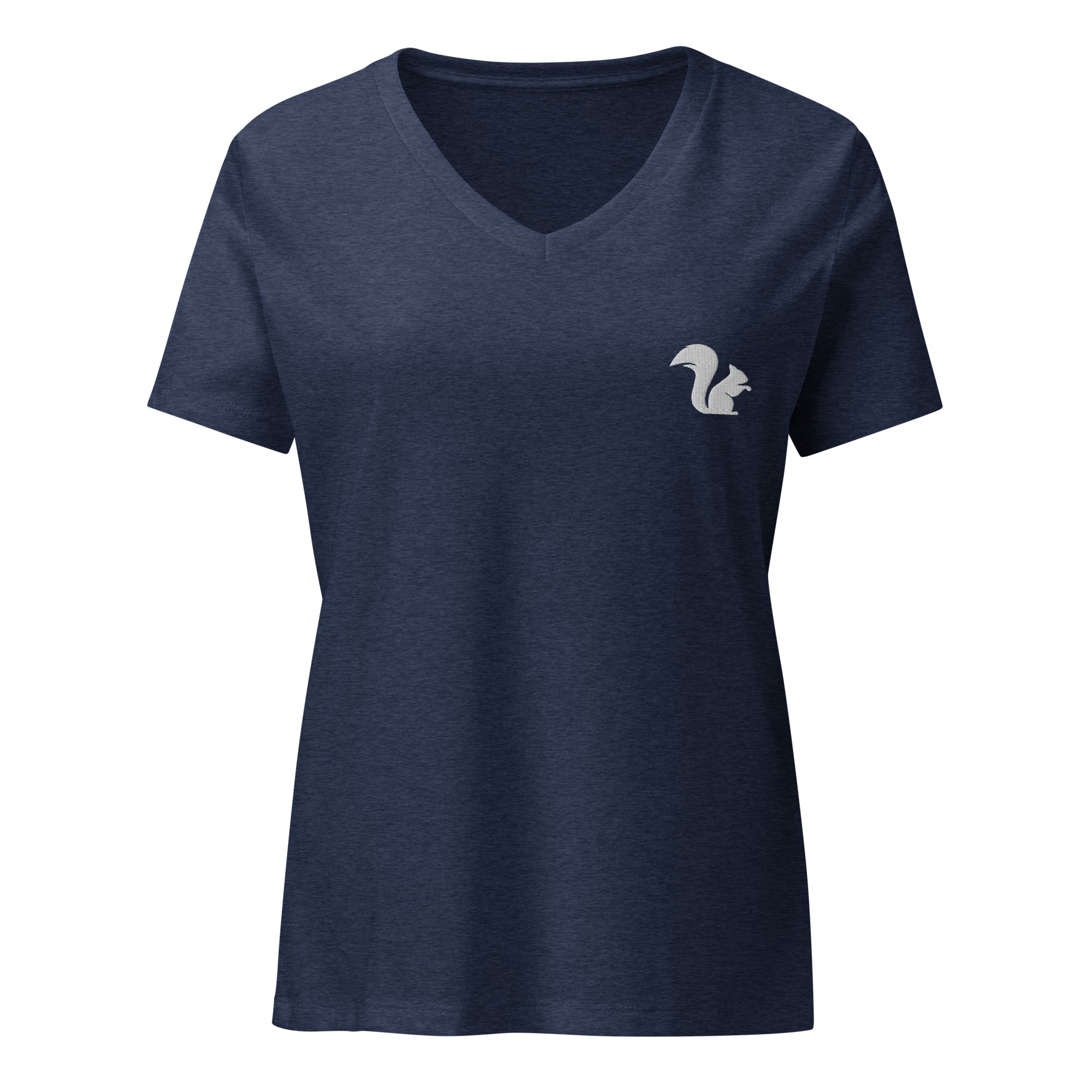 Lil Squirrel Women’s relaxed v-neck t-shirt