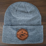 SSTC Leather Patch Beanie