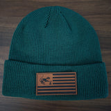 SSTC Leather Patch Beanie
