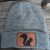 SSTC Leather Patch Beanie
