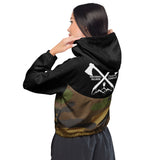 Woodland Crossed Hatchet cropped windbreaker