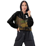Woodland Crossed Hatchet cropped windbreaker