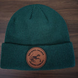 SSTC Leather Patch Beanie